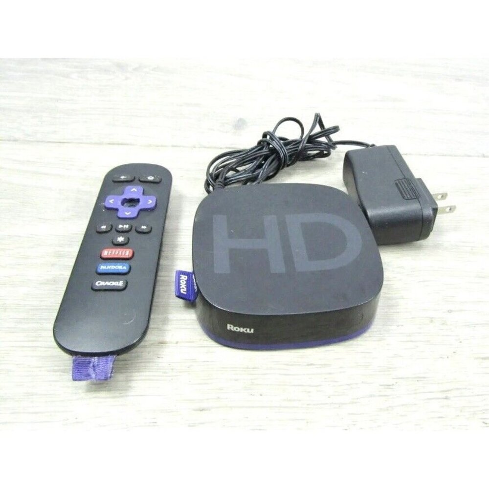 Roku HD (2nd Generation) Media Streamer 2500X Black Tested & Ready